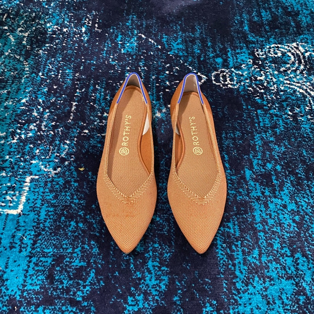 🤎Rothy’s Fawn Points, Size 12🤎